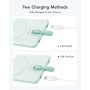 VEEKTOMX Bateria Portatil USB C 5000mAh, Compacto Power Bank con Cable Integrado Tipo C (Non Inalambrico Carga Powerbank),