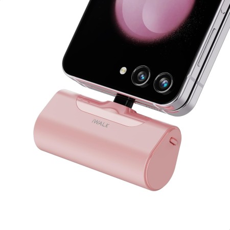 iWALK Cargador Portátil 4500mAh, Ultra Compacto Bateria Externa Petit Power Bank Compatible con iPhone Serie 16/15 Samsung