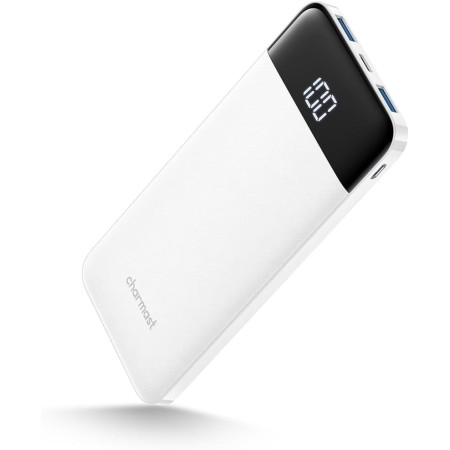 Bateria Externa 10400mAh Power Bank USB C 5V/3A con LED Patalla Bateria Portatil Charmast Ultra Slim Powerbank 2 Entradas y 3