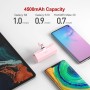 iWALK Cargador Portátil 4500mAh, Ultra Compacto Bateria Externa Petit Power Bank Compatible con iPhone Serie 16/15 Samsung