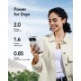 Bateria Externa 10400mAh Power Bank USB C 5V/3A con LED Patalla Bateria Portatil Charmast Ultra Slim Powerbank 2 Entradas y 3