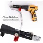 Qussedser Adaptador de Pistola de Clavos de Cadena AutomáTica, Taladro EléCtrico, Equipo de Apriete de Tornillos Instalado en un