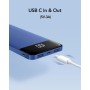 Bateria Externa 10400mAh Power Bank USB C 5V/3A con LED Patalla Bateria Portatil Charmast Ultra Slim Powerbank 2 Entradas y 3