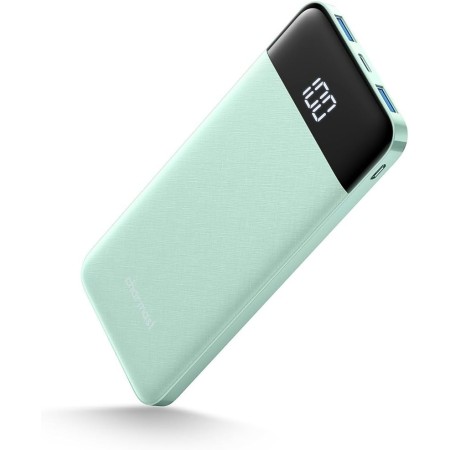 Bateria Externa 10400mAh Power Bank USB C 5V/3A con LED Patalla Bateria Portatil Charmast Ultra Slim Powerbank 2 Entradas y 3