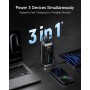 CUKTECH 20 Power Bank 25000mAh Laotop Batería Portátil con USB C PD3.1 140W y Pantalla TFT, 3 Puerto Bateria Externa Carga