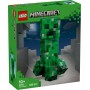 LEGO Minecraft El Creeper - Figura Articulada con Compartimento Oculto, Cerdo y Dinamita - Juguete de Construcción para Niños y