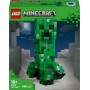 LEGO Minecraft El Creeper - Figura Articulada con Compartimento Oculto, Cerdo y Dinamita - Juguete de Construcción para Niños y