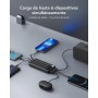 Charmast Power Bank 10000mAh con Cables Integrados,USB C Cargador Portátil 5V/3A Batería Externa portátil Pantalla LED Digital