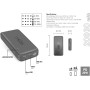 SBS Powerbank 20K Fast, Fuente de alimentación 20000Mah, Carga Rápida 20W, Carga Rápida Adaptiva (AFC), LED Estatal, USB-C,