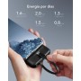 Charmast Power Bank 10000mAh con Cables Integrados,USB C Cargador Portátil 5V/3A Batería Externa portátil Pantalla LED Digital