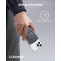 Anker 622 MagGo - Banco de energía magnético inalámbrico (5000 mAh, Plegable, con USB-C para iPhone 14/13/12, interestelar)