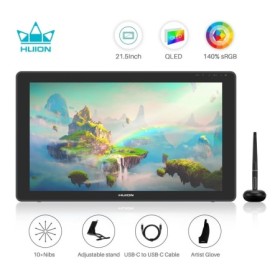 HUION Kamvas 22 Plus QLED tableta gráfica Monitor pantalla de dibujo 2