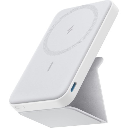 Anker 622 MagGo - Banco de energía magnético inalámbrico (5000 mAh, Plegable, con USB-C para iPhone 14/13/12, interestelar)