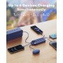 Charmast Power Bank 10000mAh con Cables Integrados,USB C Cargador Portátil 5V/3A Batería Externa portátil Pantalla LED Digital