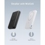 Anker 622 MagGo - Banco de energía magnético inalámbrico (5000 mAh, Plegable, con USB-C para iPhone 14/13/12, interestelar)