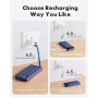 Charmast Power Bank 10000mAh con Cables Integrados,USB C Cargador Portátil 5V/3A Batería Externa portátil Pantalla LED Digital