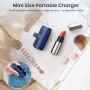 Feob Mini Power Bank para iPhone, 5200mAh 20W PD Cargador Portátil Ultra Compacto Batería Externa Powerbank con Pantalla Digital