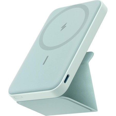 Anker 622 MagGo - Banco de energía magnético inalámbrico (5000 mAh, Plegable, con USB-C para iPhone 14/13/12, interestelar)