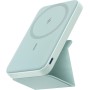 Anker 622 MagGo - Banco de energía magnético inalámbrico (5000 mAh, Plegable, con USB-C para iPhone 14/13/12, interestelar)