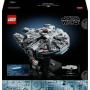LEGO Star Wars 75375 Halcón Milenario -Maqueta para Adultos de Nave Estelar Coleccionable con Base y Placa - Decoración de