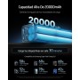 CUKTECH 15 SE 85W Bateria Externa 20000mAh con 3 Puertos, USB C Bateria Portatil Power Bank con Pantalla Digital Compatible con