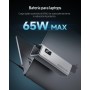 CUKTECH 15 SE 85W Bateria Externa 20000mAh con 3 Puertos, USB C Bateria Portatil Power Bank con Pantalla Digital Compatible con