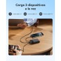 INIU 45W Power Bank, 20000mAh Batería Externa Carga Rapida con Cable USB-C Integrado, Computadora Portátil Pequeño Powerbank