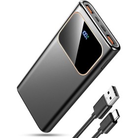 Power Bank, Bateria Externa Carga Rapida 10000mAh Energía de respaldo 22.5W Bateria Portatil con Entrada y Salida USB C de Alta