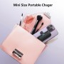 Feob Mini Power Bank, 5000mAh USB C Cargador Portátil 15W PD Carga Rapida Batería Externa Compacto Powerbank con Pantalla LCD