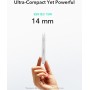 ESR Batería MagSafe Certificada Qi2, Cargador Portátil de Carga Rápida de 5 000 mAh y 15 W, Batería Ultracompacta de 1,4 cm,