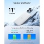 ESR Batería MagSafe Certificada Qi2, Cargador Portátil de Carga Rápida de 5 000 mAh y 15 W, Batería Ultracompacta de 1,4 cm,