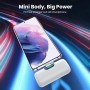 Feob Mini Power Bank, 5000mAh USB C Cargador Portátil 15W PD Carga Rapida Batería Externa Compacto Powerbank con Pantalla LCD