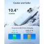 ESR Batería MagSafe Certificada Qi2, Cargador Portátil de Carga Rápida de 5 000 mAh y 15 W, Batería Ultracompacta de 1,4 cm,