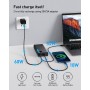 Baseus Power Bank, 65W Power Bank 20000mAh, Laptop Powerbank PD QC 3+, Baterías Externas de Teléfono USB-C Entrada y Salida,