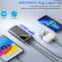 Power Bank, Bateria Externa Carga Rapida 10000mAh Energía de respaldo 22.5W Bateria Portatil con Entrada y Salida USB C de Alta