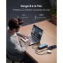 Baseus Power Bank, 65W Power Bank 20000mAh, Laptop Powerbank PD QC 3+, Baterías Externas de Teléfono USB-C Entrada y Salida,