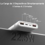Power Bank, Bateria Externa Carga Rapida 10000mAh Energía de respaldo 22.5W Bateria Portatil con Entrada y Salida USB C de Alta