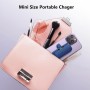 Feob Mini Power Bank, 5000mAh USB C Cargador Portátil 15W PD Carga Rapida Batería Externa Compacto Powerbank con Pantalla LCD