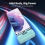 Feob Mini Power Bank, 5000mAh USB C Cargador Portátil 15W PD Carga Rapida Batería Externa Compacto Powerbank con Pantalla LCD