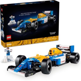 LEGO Icons Williams Racing FW14B y Nigel Mansell Maquetas para Construir para Adultos con Minifigura, Kit de Maquetas de Coche
