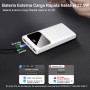 Power Bank, Bateria Externa Carga Rapida 10000mAh Energía de respaldo 22.5W Bateria Portatil con Entrada y Salida USB C de Alta