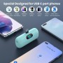 Feob Mini Power Bank, 5000mAh USB C Cargador Portátil 15W PD Carga Rapida Batería Externa Compacto Powerbank con Pantalla LCD
