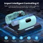 Feob Mini Power Bank, 5000mAh USB C Cargador Portátil 15W PD Carga Rapida Batería Externa Compacto Powerbank con Pantalla LCD