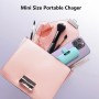 Feob Mini Power Bank, 5000mAh USB C Cargador Portátil 15W PD Carga Rapida Batería Externa Compacto Powerbank con Pantalla LCD