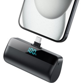 Feob Mini Power Bank para iPhone 16/15 Serie, 5200mAh USB C Cargador Portátil Ultra Compacto Batería Externa Powerbank con