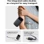 Baseus Powerbank 45W 20000mAh con 2 Cables USB-C Integrados, Power Bank PD3,0 QC4,0 Baterías Externas Carga Rapida, 3 C 1 A,