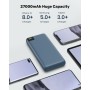 SOARAISE Bateria Externa 27000mAh 22,5W Carga Rapida PD QC3.0 Power Bank con 4 Salidas USB y Pantalla LED Cargador Portatil USB