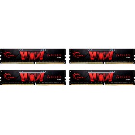 G.Skill F4-3200C16Q-64GIS Aegis - Memoria RAM DDR4 (64 GB, 3200 CL16, 4 módulos de 16 GB)