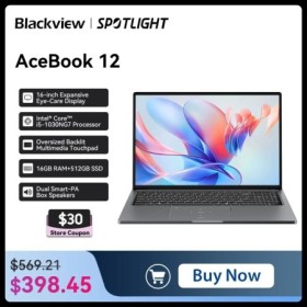 Estreno mundial Laptop Blackview AceBook 12 Win 11 Pro Pantalla de 16'