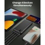 Batería Externa 27000mAh Power Bank - Bilivein 22.5W Cargador Portátil USB C con 4 Salidas Power Bank Carga Rápida PD con
